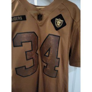 Las Vegas Raiders Bo Jackson L Nike Brown 2023 Salute To Service  Jersey